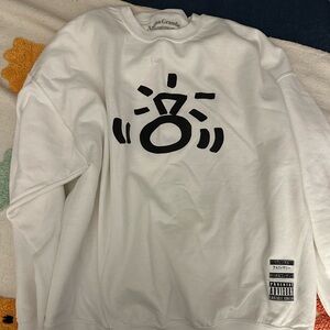 Ariana grande 7 rings sweatshirt white and black size XXL